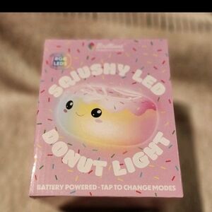 Squishy LED Donut Light - Pink